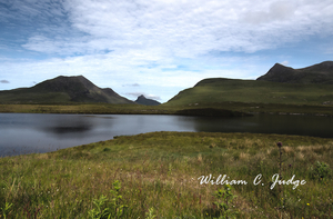 down, headless, highlands, lake, loch, meadow, scotland, scottish, sphinx, summer isles, uk, william